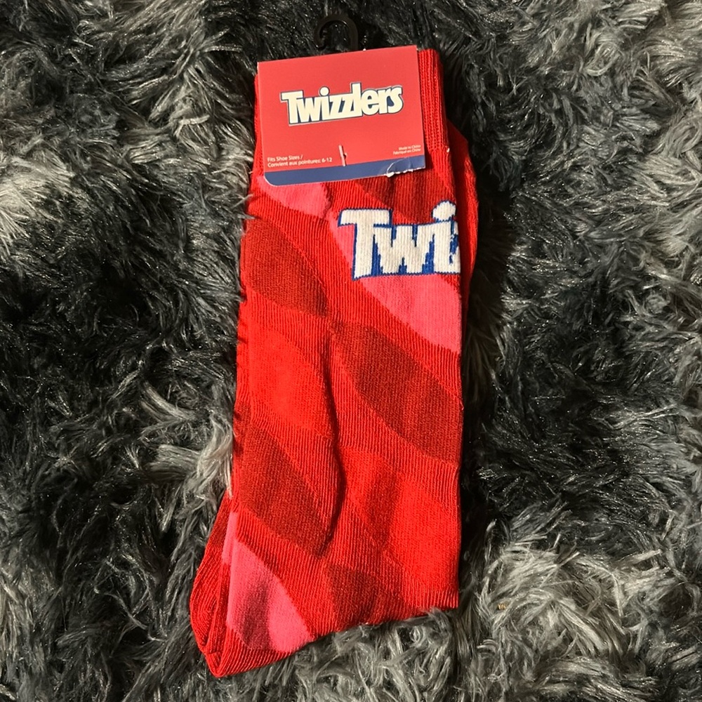 Twizzlers Red and Pink Socks fun casual wear gifts / favorite candy? Original